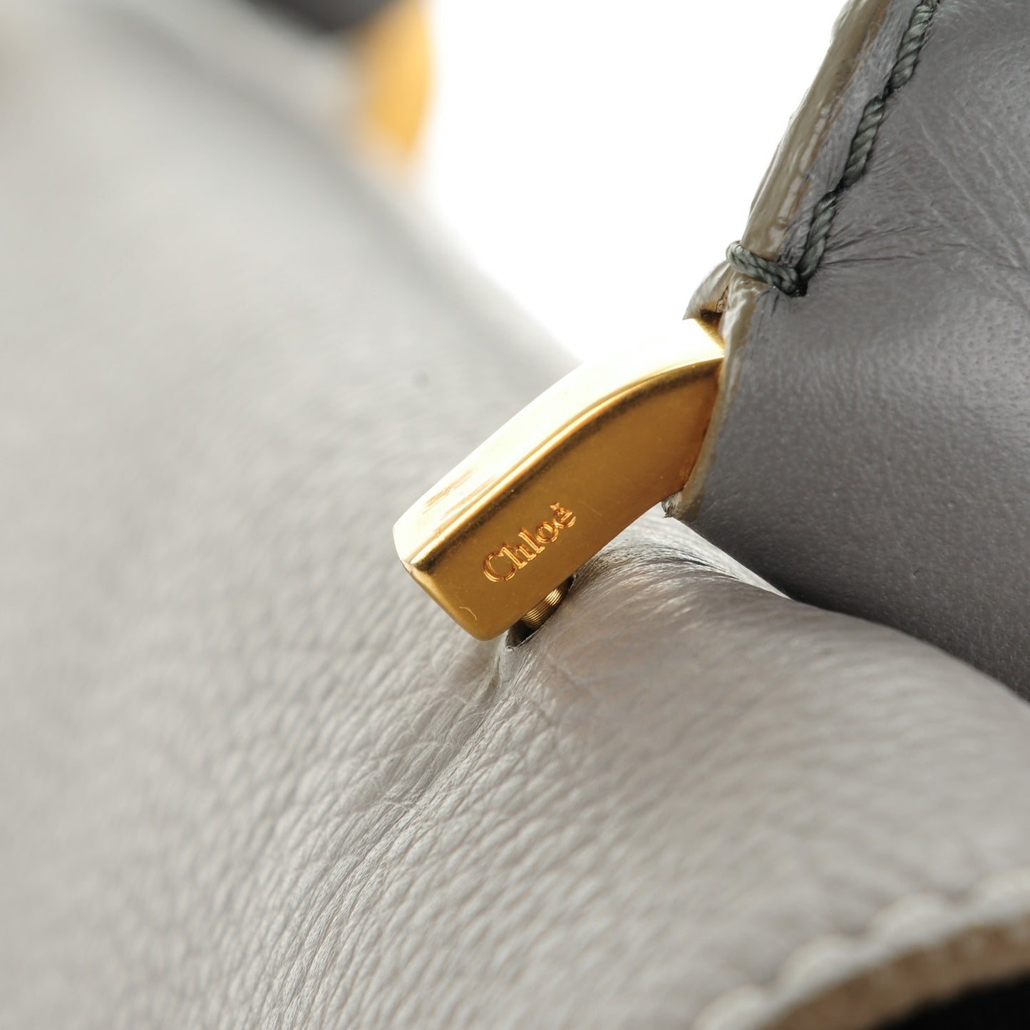 Calfskin Marcie Top Handle Bag Cashmere Grey