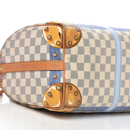 Louis Vuitton Damier Azur Summer Trunks Speedy Bandouliere 30 8 of 11