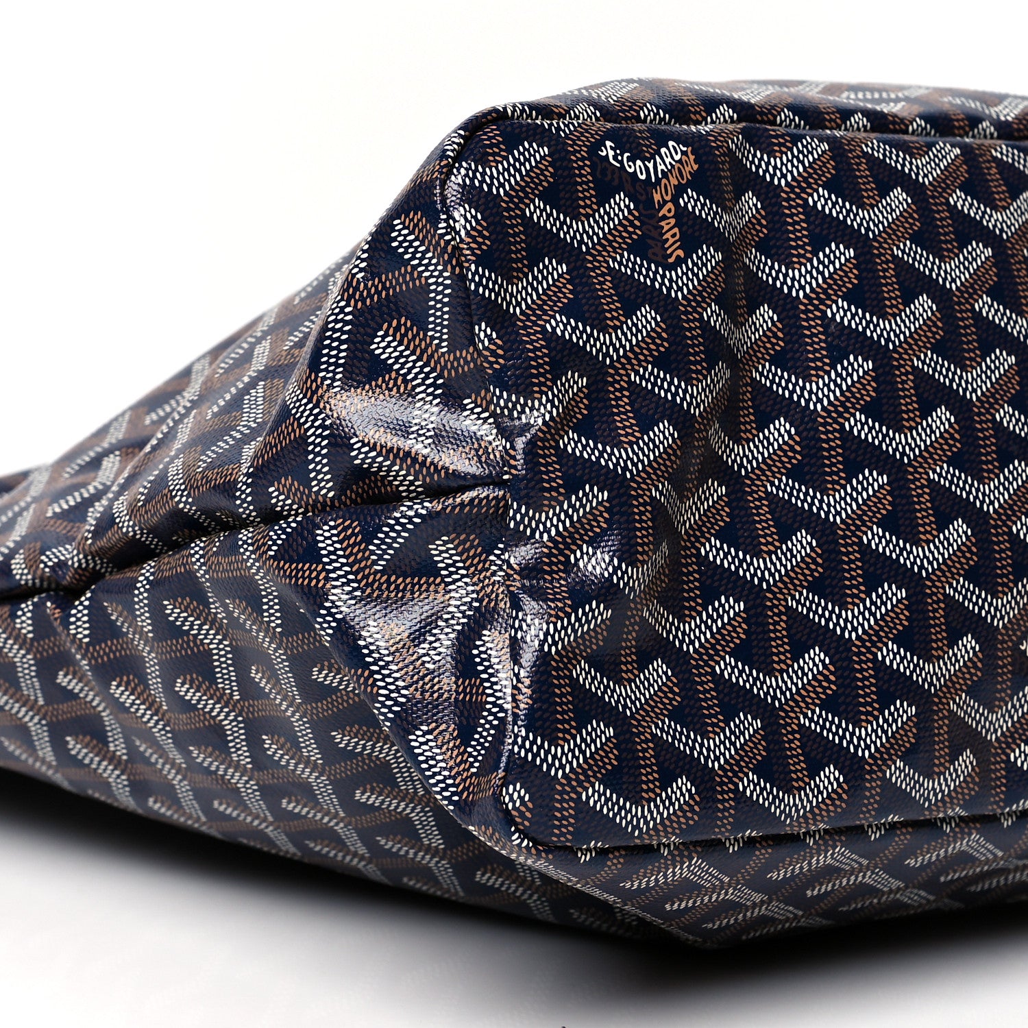 Goyard Goyardine Boheme Hobo Navy Blue 10 of 11
