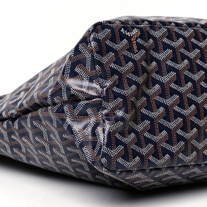 Goyard Goyardine Boheme Hobo Navy Blue 10 of 11
