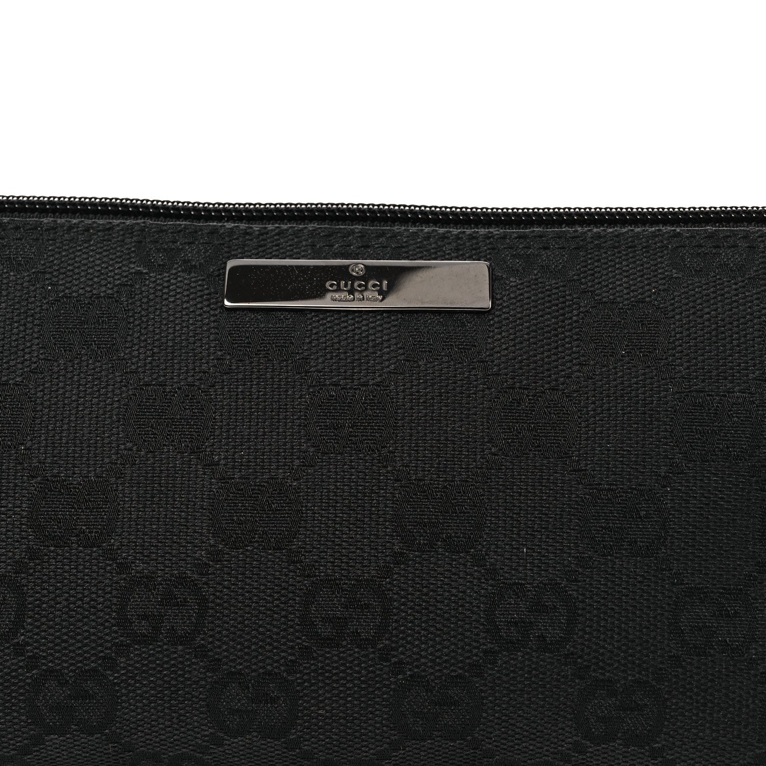 Gucci Monogram Boat Pochette Black 8 of 13