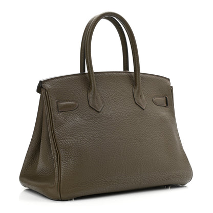 Hermes Taurillon Clemence Birkin 30 Eucalyptus 2 of 13