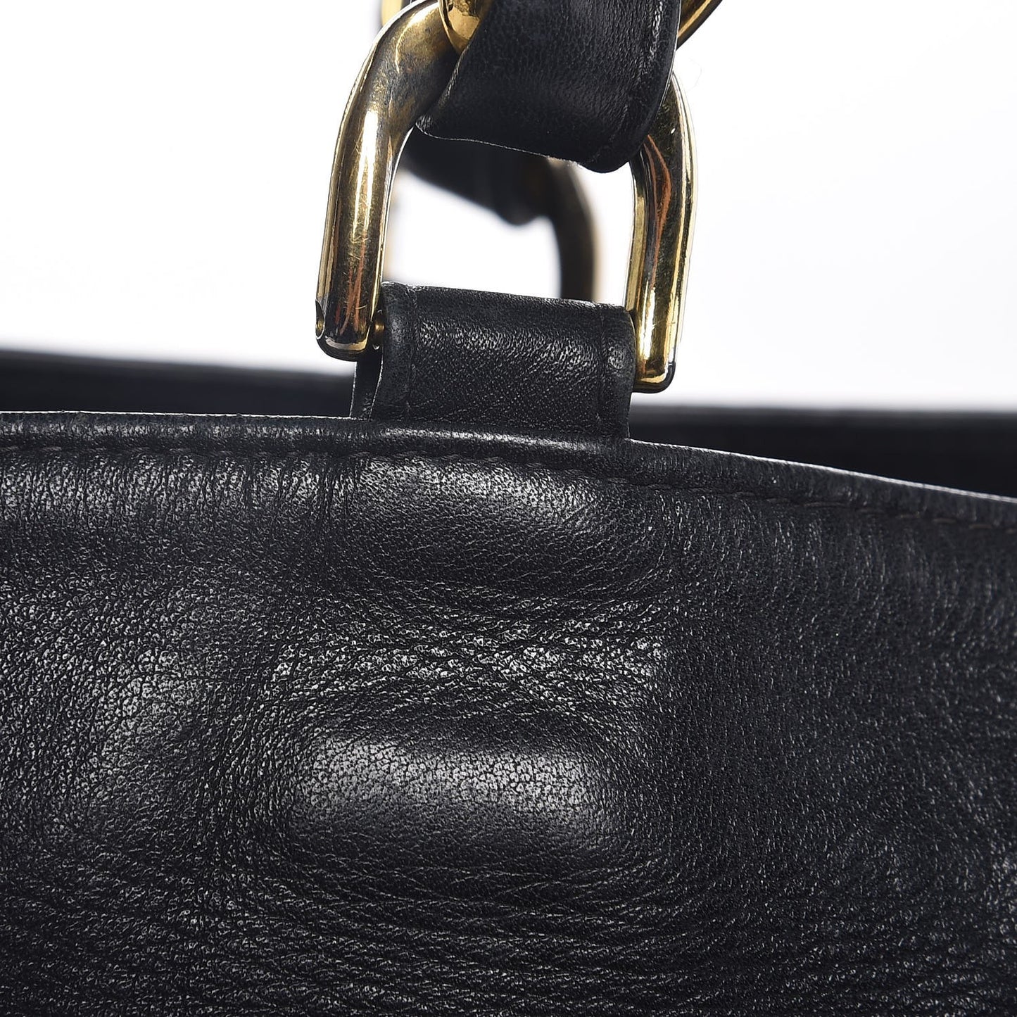 Calfskin CC Tote Black