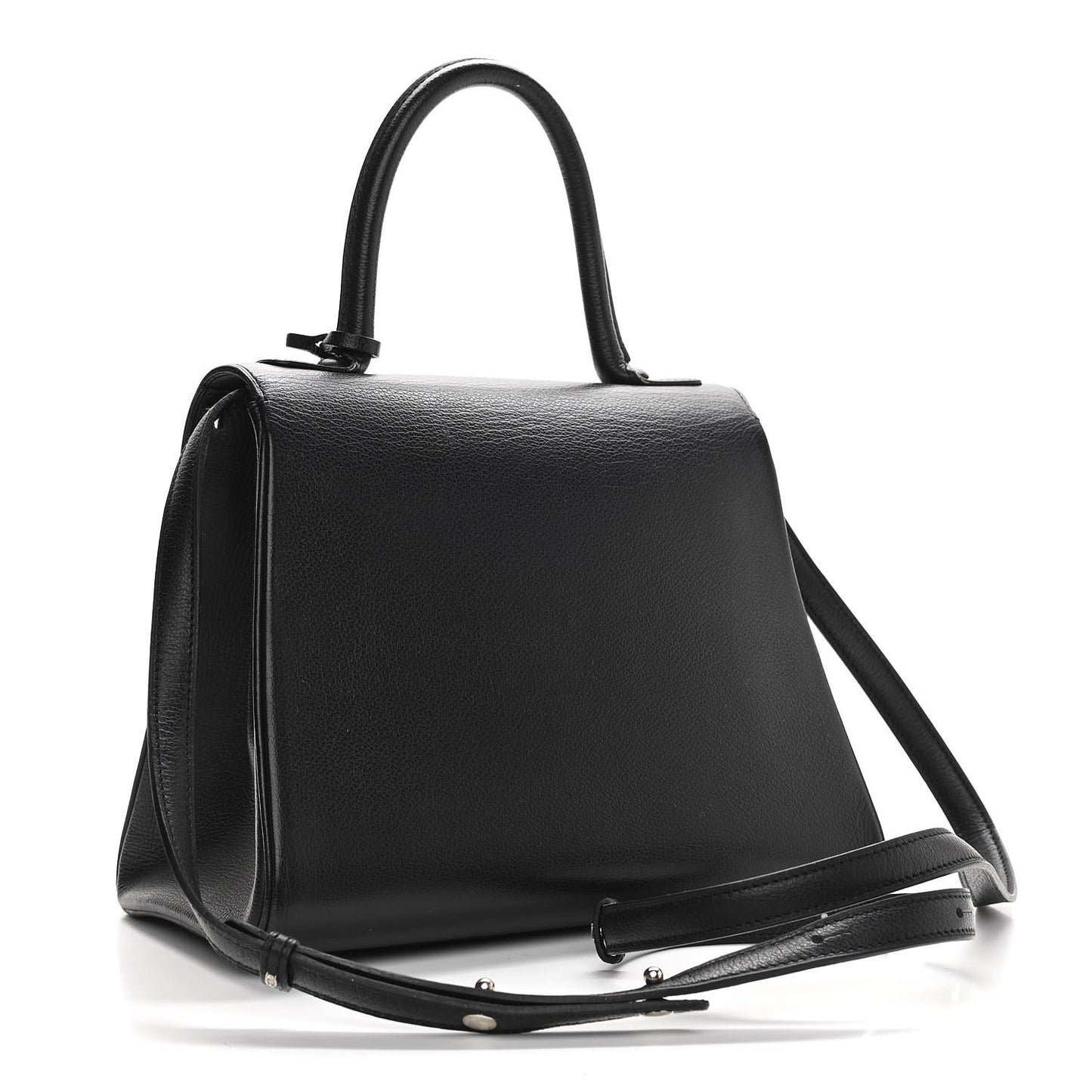 Grained Calfskin PM Brillant Satchel Black