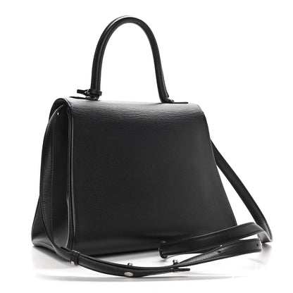 Delvaux Grained Calfskin PM Brillant Satchel Black 3 of 12