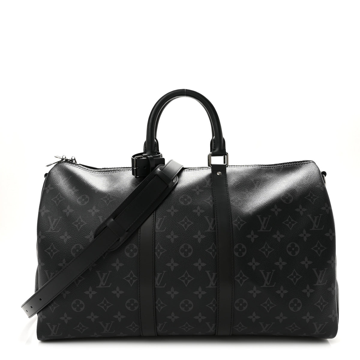 Louis Vuitton Monogram Eclipse Keepall Bandouliere 45 1 of 8