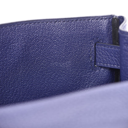 Hermes Taurillon Clemence Kelly Retourne 28 Bleu Encre 31 of 41