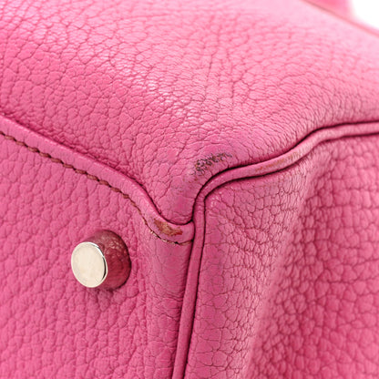 Hermes Chevre de Coromandel Kelly Retourne 32 Fuchsia 10 of 14