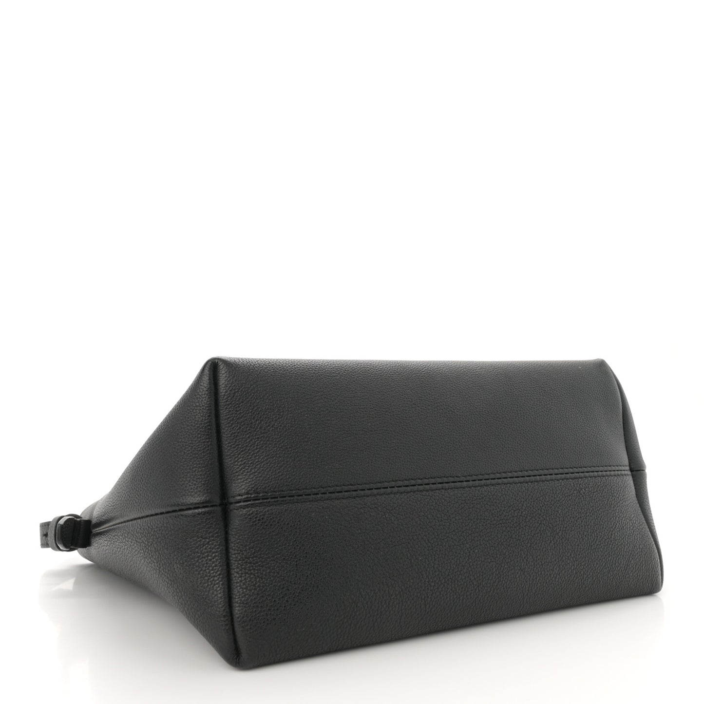 Grained Calfskin Mini TF East West Tote Black