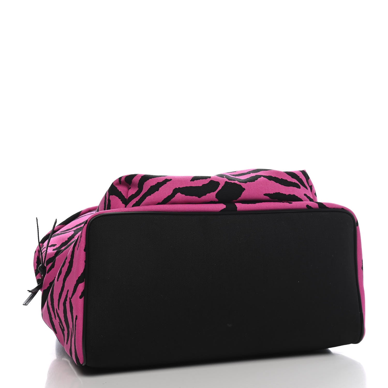 Saint Laurent Canvas Zebra Print City Backpack Pink Black 4 of 9