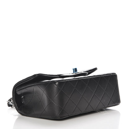 Chanel Lambskin Quilted Mini Rectangular Flap Black 4 of 8