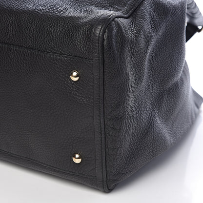Gucci Pebbled Calfskin Large Soho Shoulder Bag Black 9 of 12