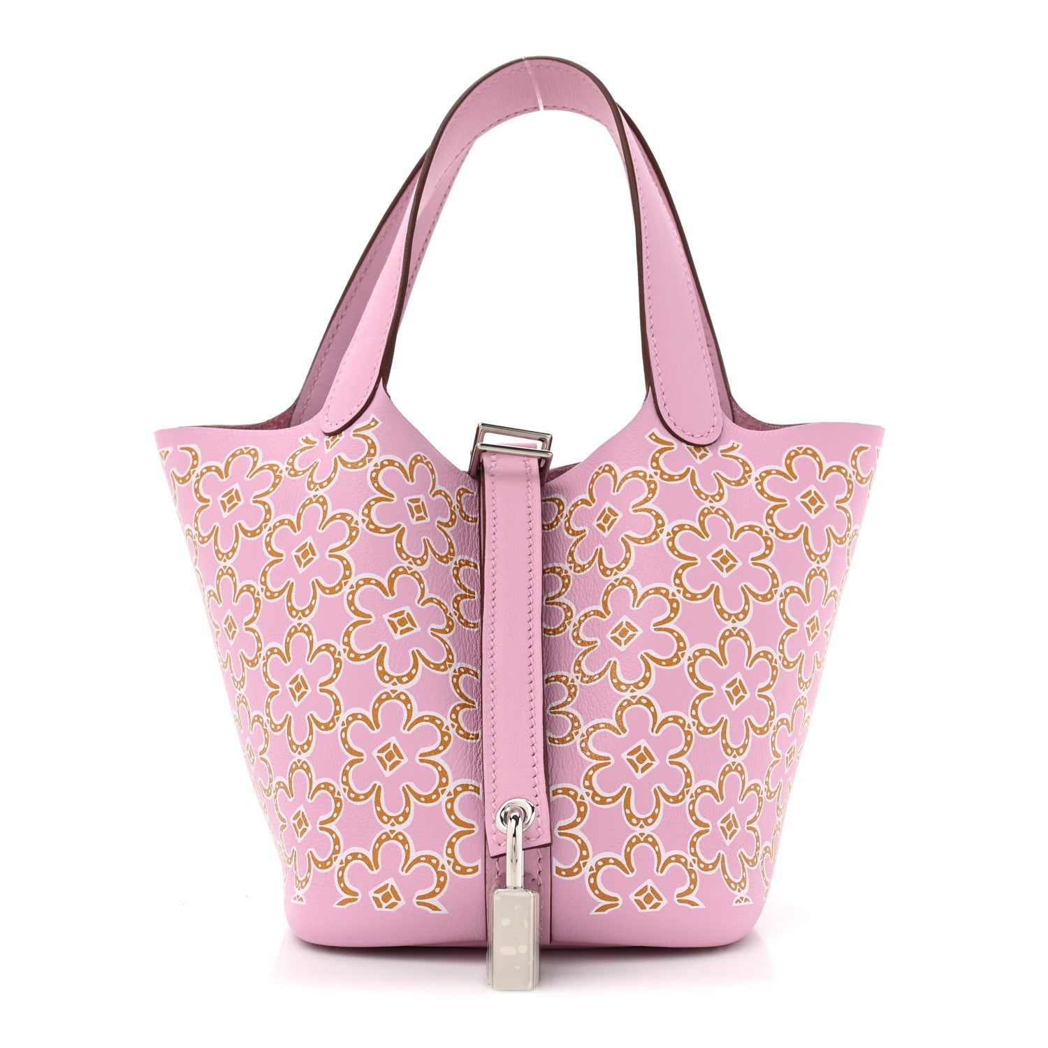 Hermes Swift Micro Lucky Daisy Picotin Lock Mauve Sylvestre 1 of 11
