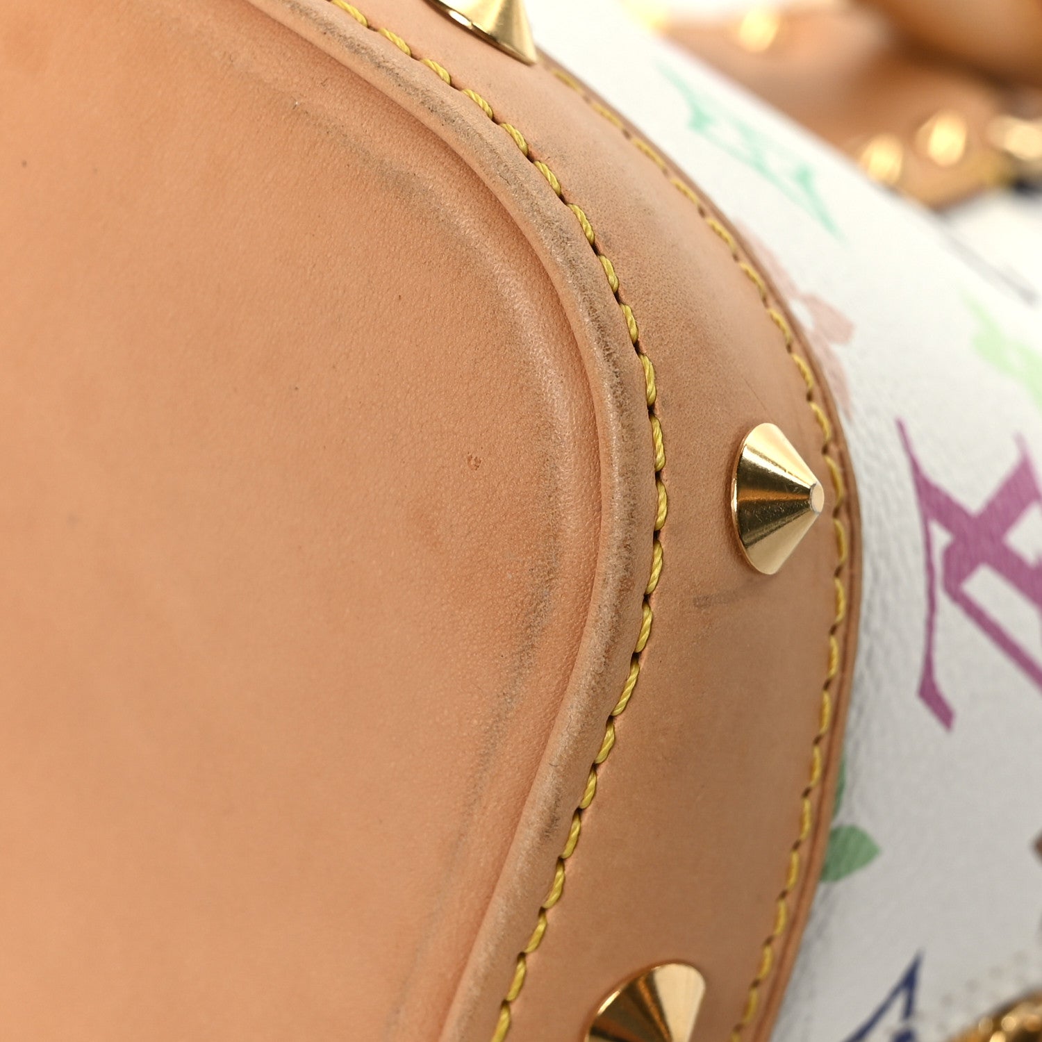 Louis Vuitton Monogram Multicolor Alma White 10 of 10