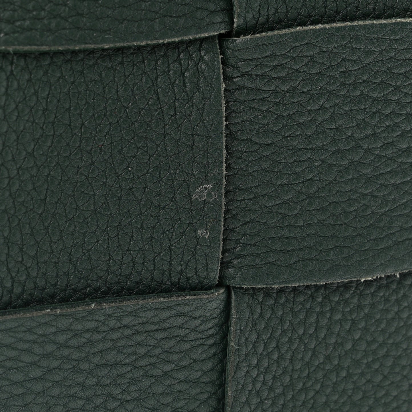 Grained Calfskin Maxi Intrecciato Cassette Crossbody Bag Raintree Green
