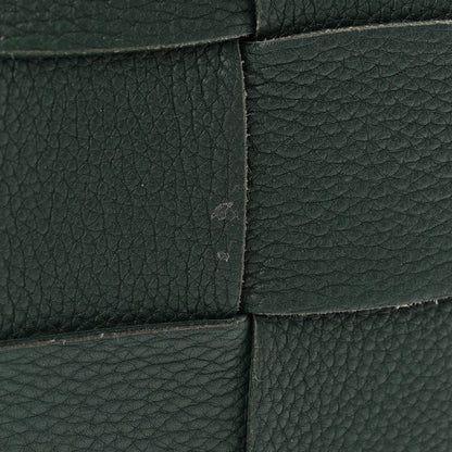 Bottega Veneta Grained Calfskin Maxi Intrecciato Cassette Crossbody Bag Raintree Green 11 of 11