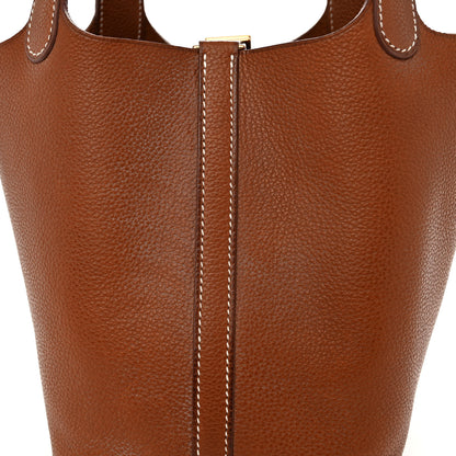 Hermes Barenia Faubourg Picotin Lock 18 PM Fauve 11 of 11