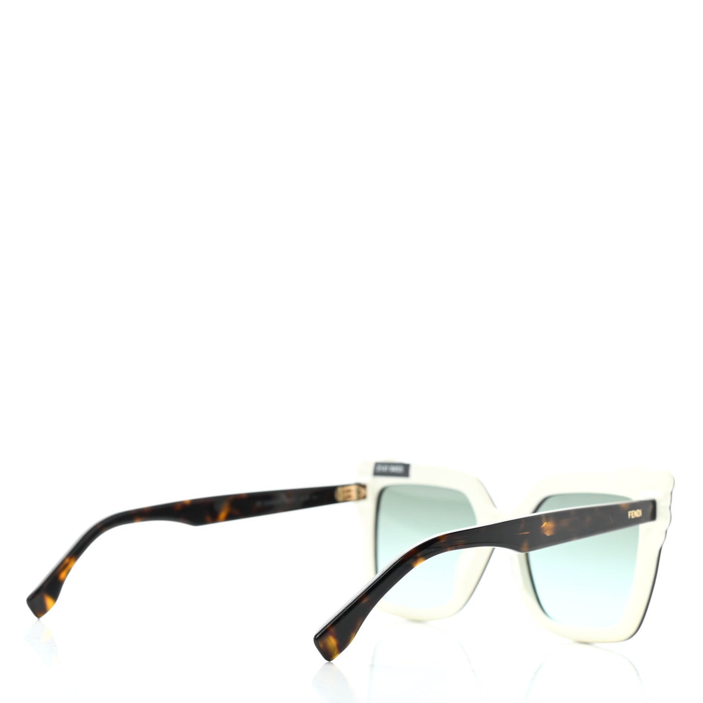 Studded Can Eye Sunglasses FF 0260/S Havana White