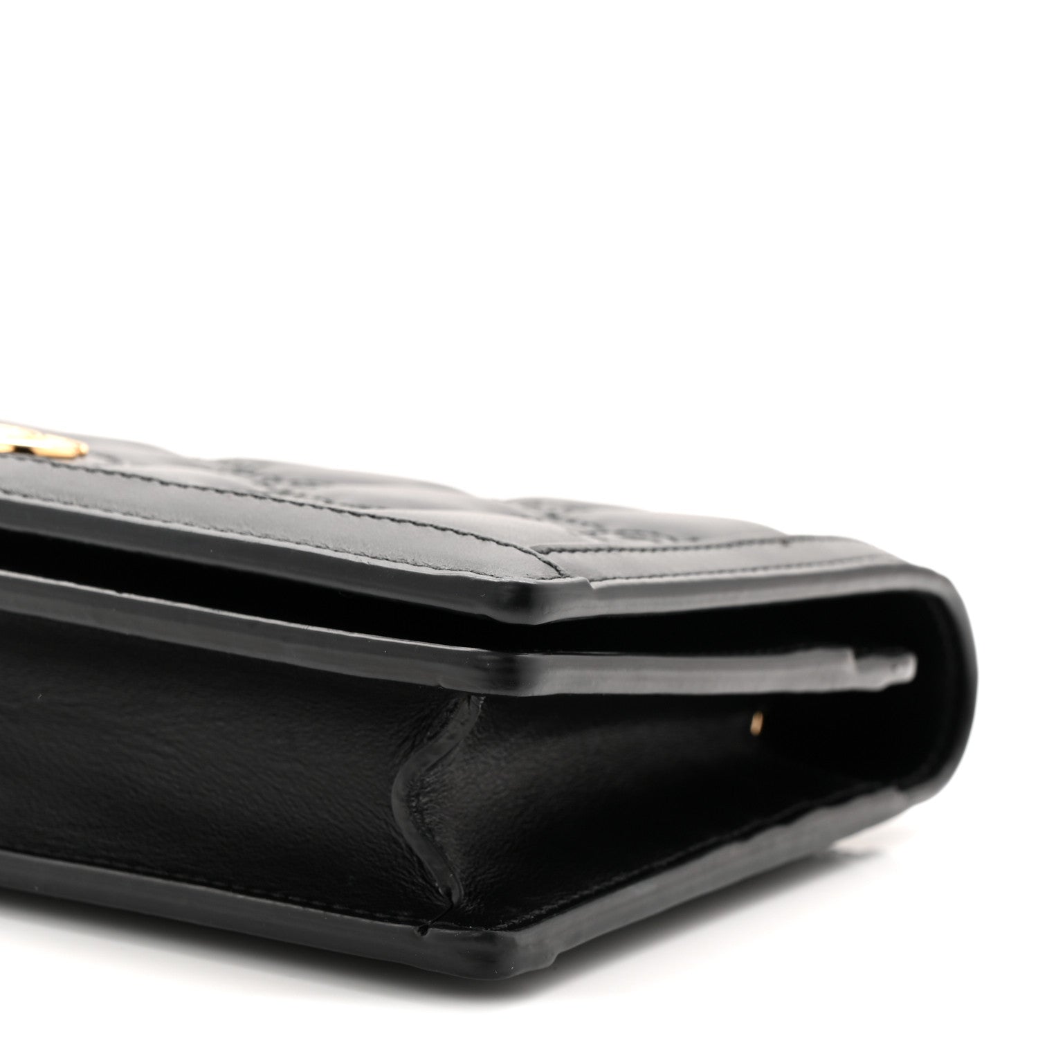 Gucci Calfskin GG Matelasse Chain Wallet Black 9 of 9