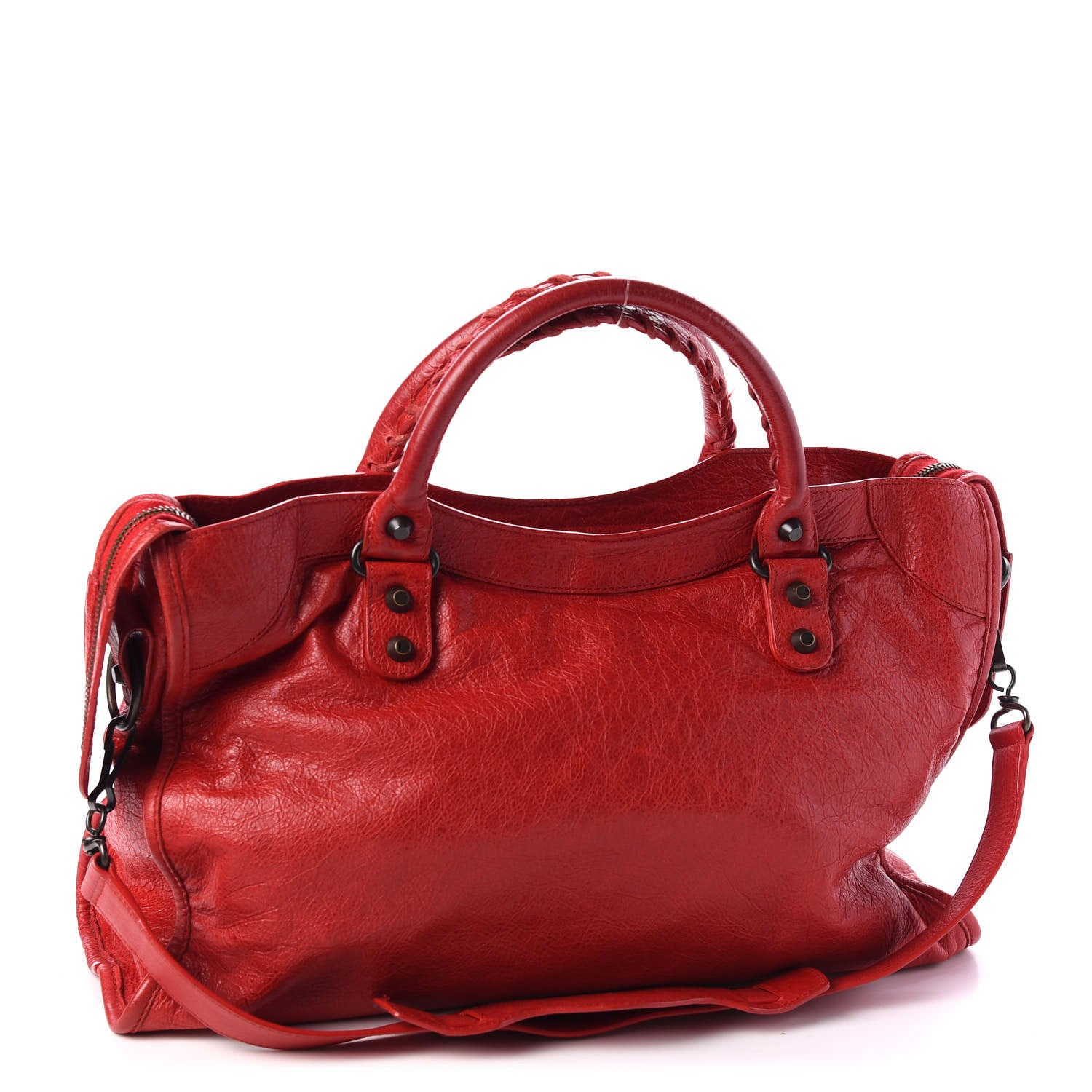 Balenciaga Agneau Classic Hardware City Rouge Coquelicot 2 of 8