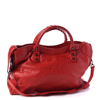 Balenciaga Agneau Classic Hardware City Rouge Coquelicot 2 of 8