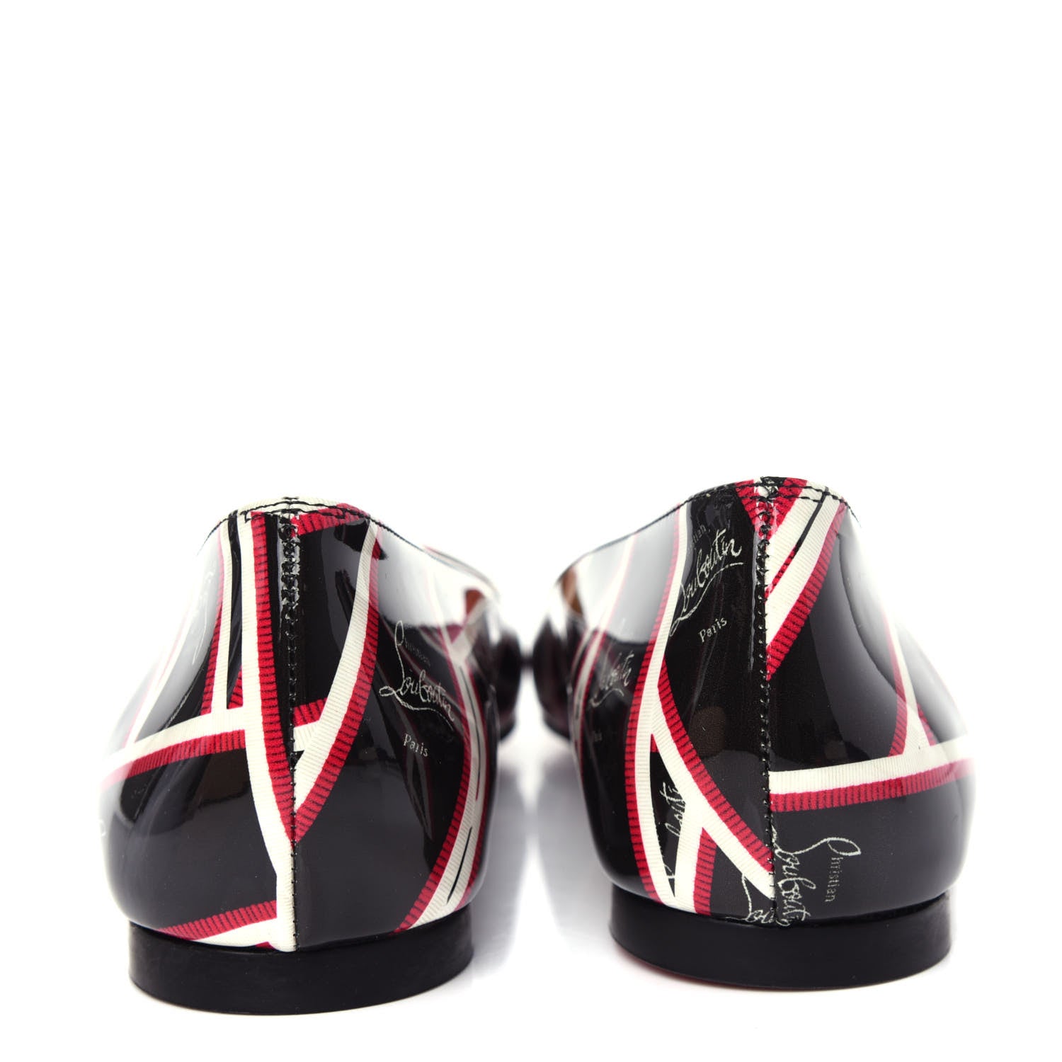 Christian Louboutin Patent Ribbon Ballalla Flats 37.5 Multicolor 7 of 10