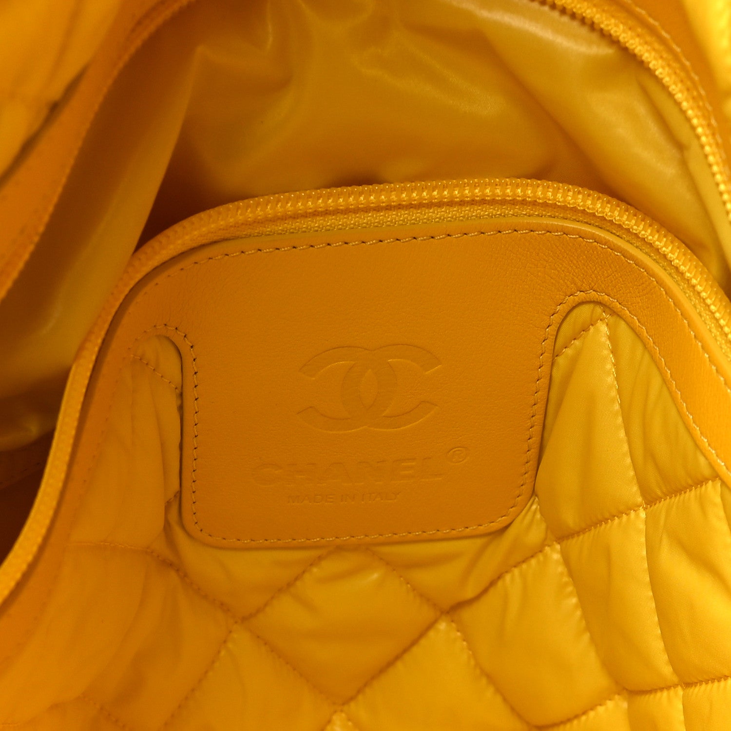Chanel X Pharrell Williams Terry Coco Cocoon Tote Yellow 6 of 9