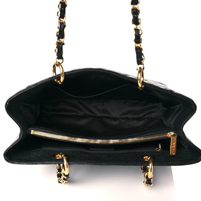 Chanel Caviar Quilted Grand Shopping Tote GST Black 4 of 10