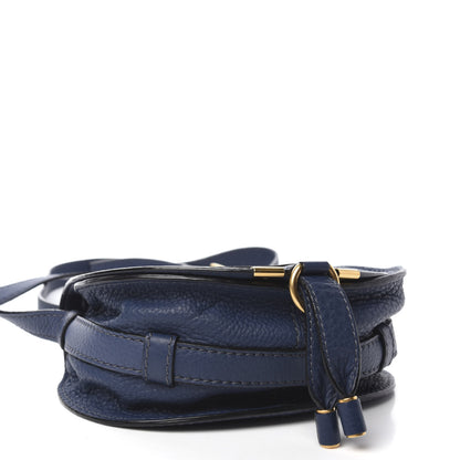 Chloe Calfskin Mini Marcie Round Crossbody Bag Royal Navy 4 of 10