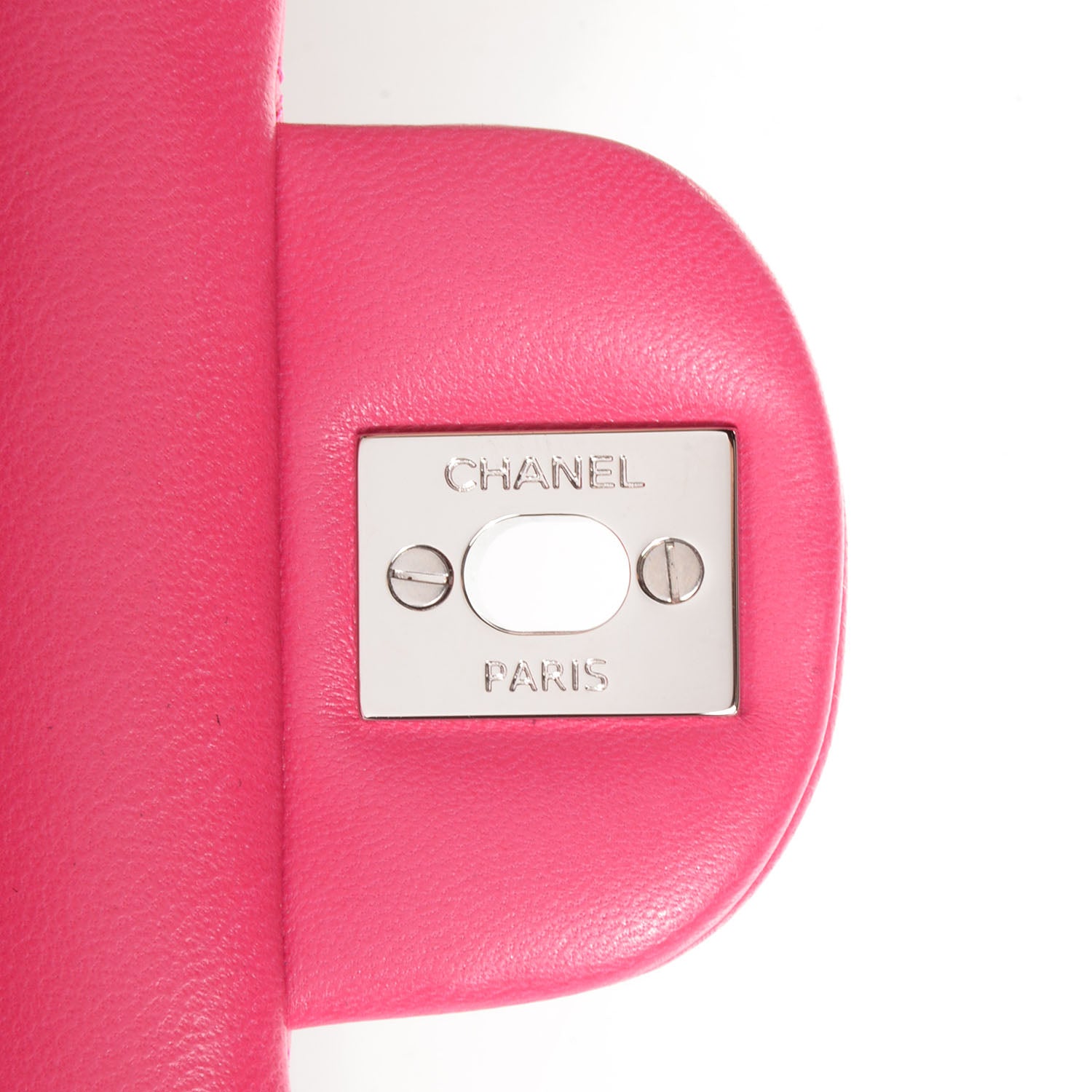 Chanel Lambskin Quilted Mini Flap Dark Pink 7 of 7