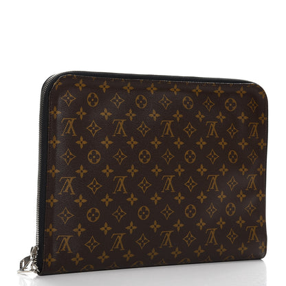 Louis Vuitton Monogram Macassar Porte Document 3 of 9