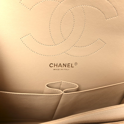 Chanel Caviar Quilted Jumbo Double Flap Beige 6 of 11