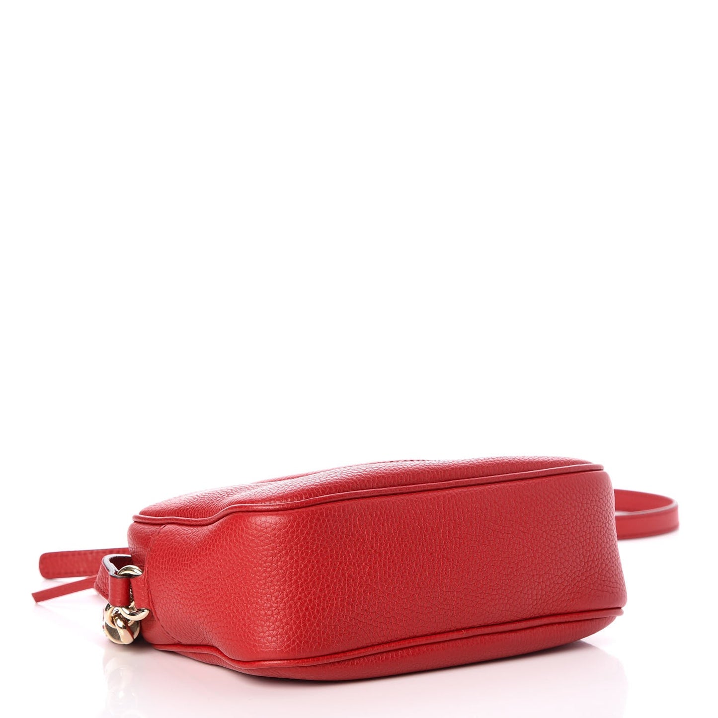 Pebbled Calfskin Small Soho Disco Bag Tabasco Red