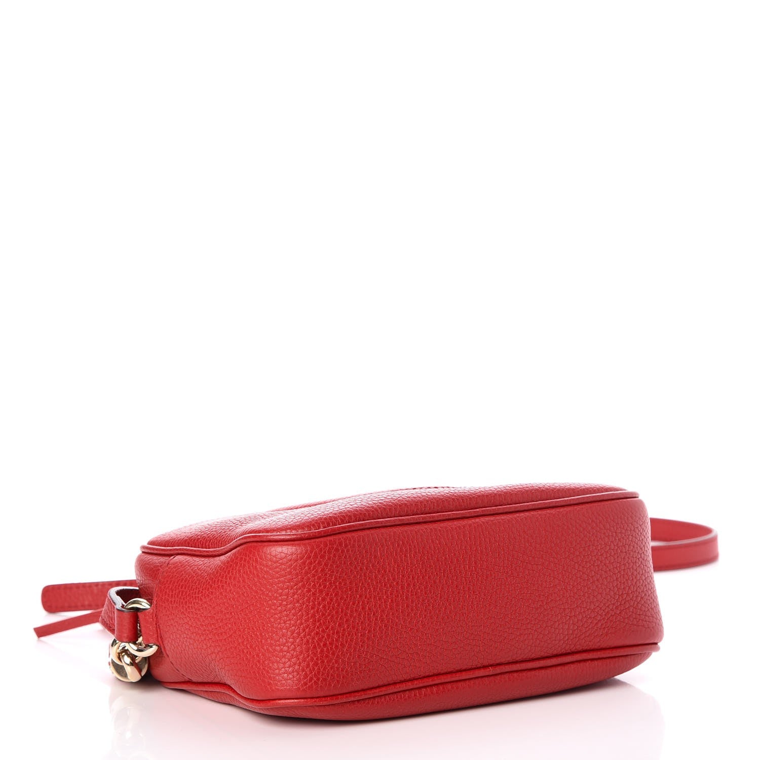 Gucci Pebbled Calfskin Small Soho Disco Bag Tabasco Red 4 of 8