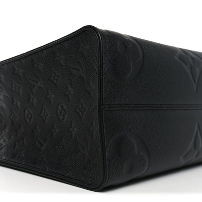 Louis Vuitton Empreinte Monogram Giant Onthego MM Black 8 of 9