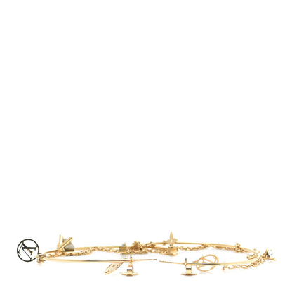 Louis Vuitton Roman Holidays Hoop Earrings Gold 3 of 5