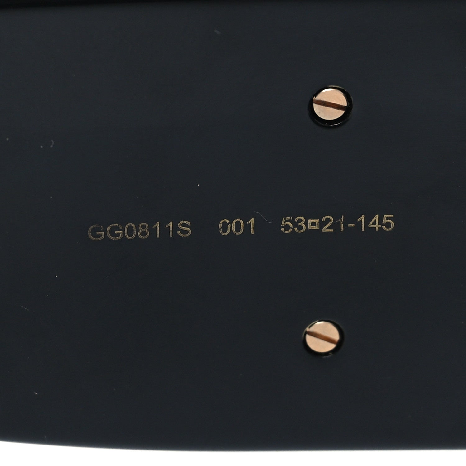 Gucci Acetate Rectangular Sunglasses GG0811S Black 6 of 9
