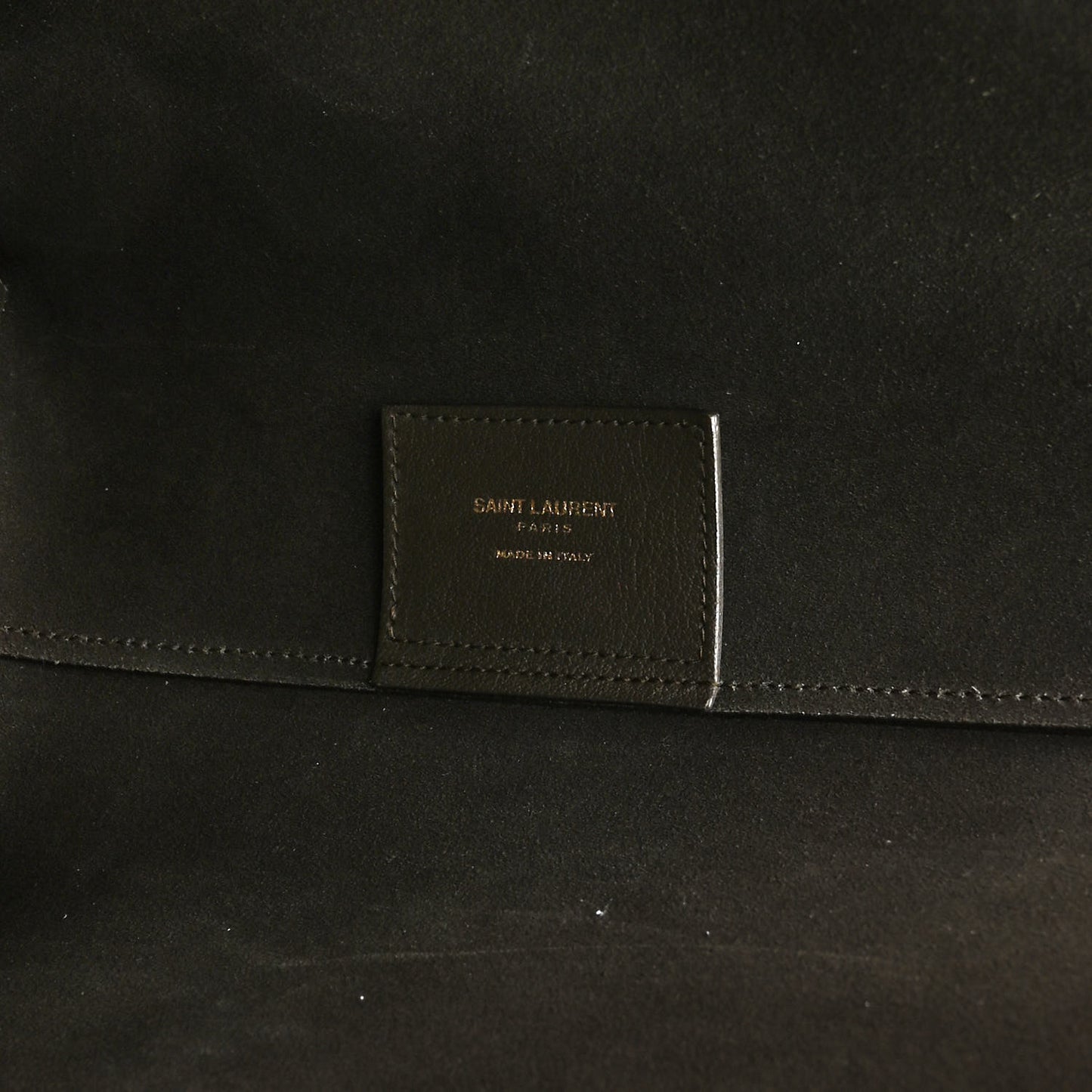 Calfskin Large Shopping Tote Dark Green