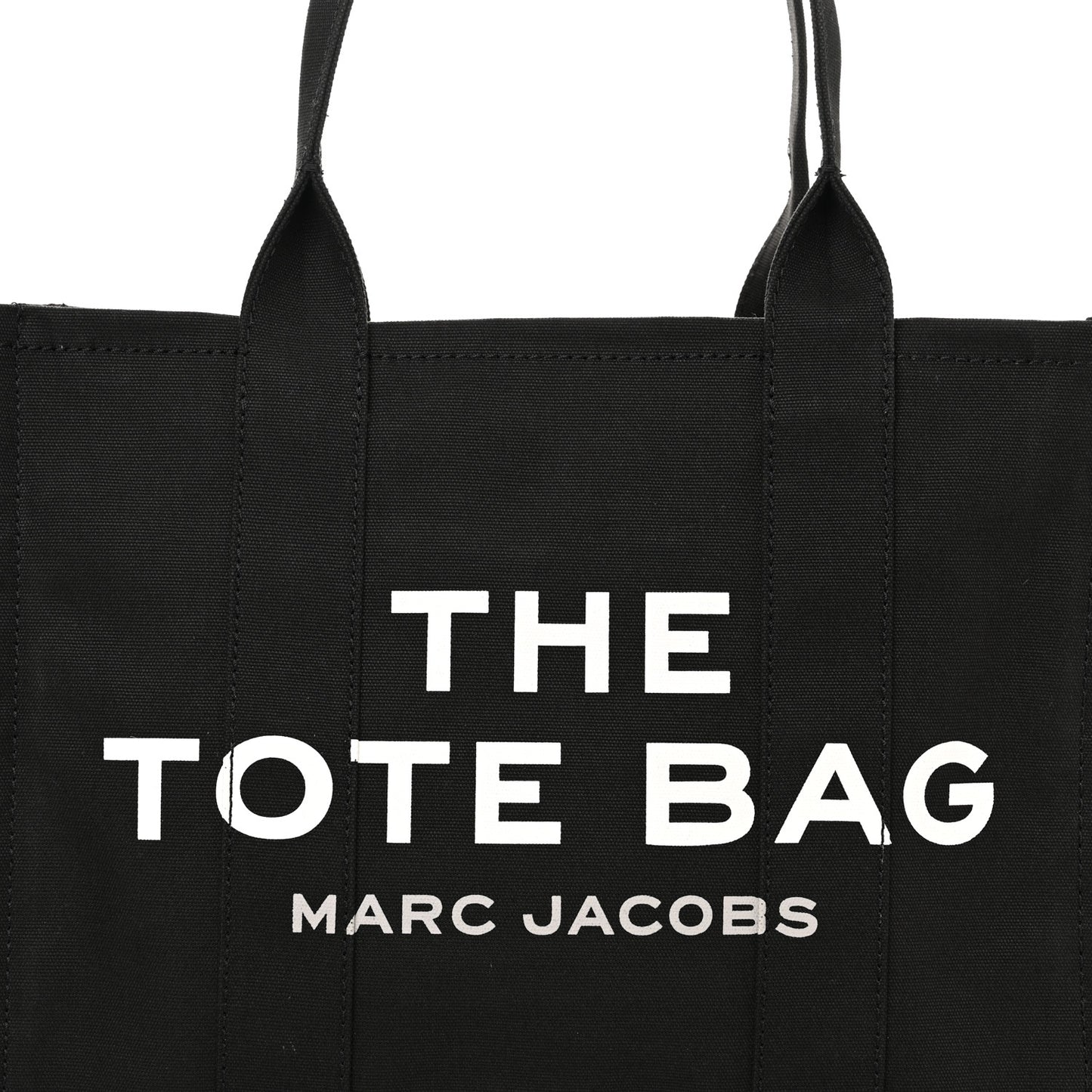 Cotton Canvas Large The Tote Bag Black