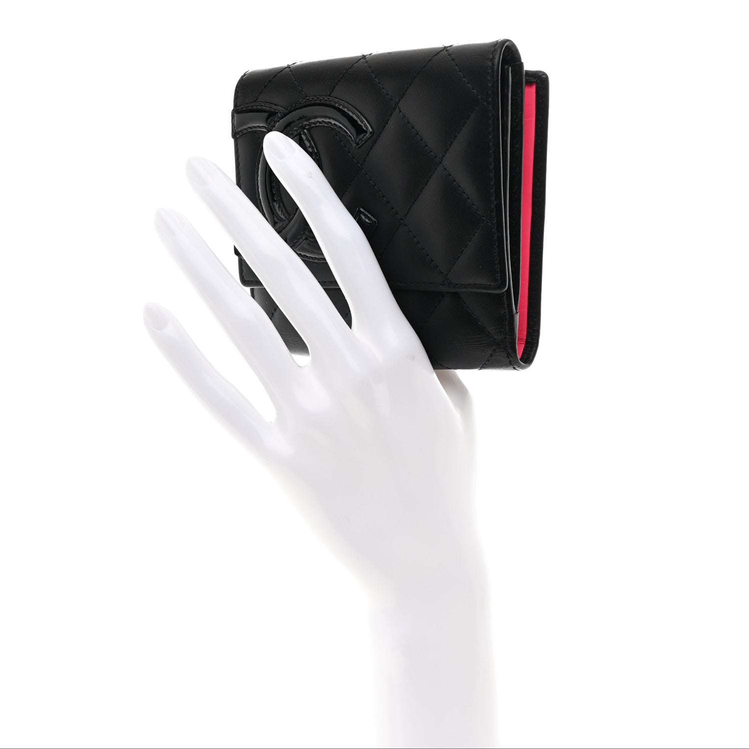 Chanel Calfskin Quilted Cambon Flap Wallet Black 2 of 9