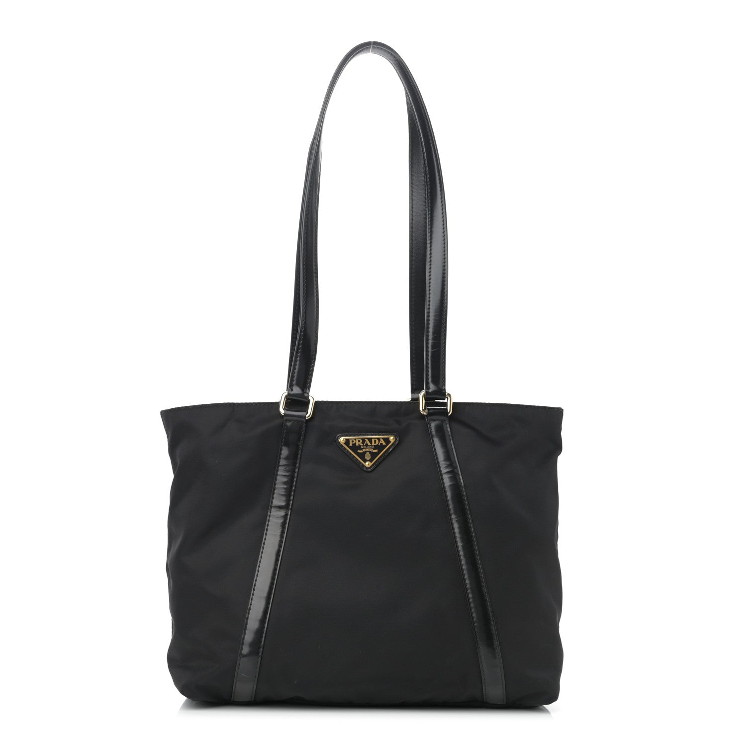 Prada Tessuto Nylon Shopping Tote Black 1 of 10