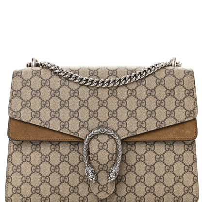 Gucci GG Supreme Monogram Medium Dionysus Shoulder Bag Taupe 8 of 13