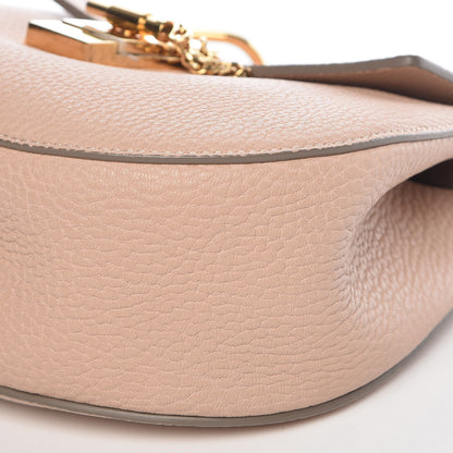 Chloe Grained Goatskin Drew Shoulder Bag Biscotti Beige 12 of 12