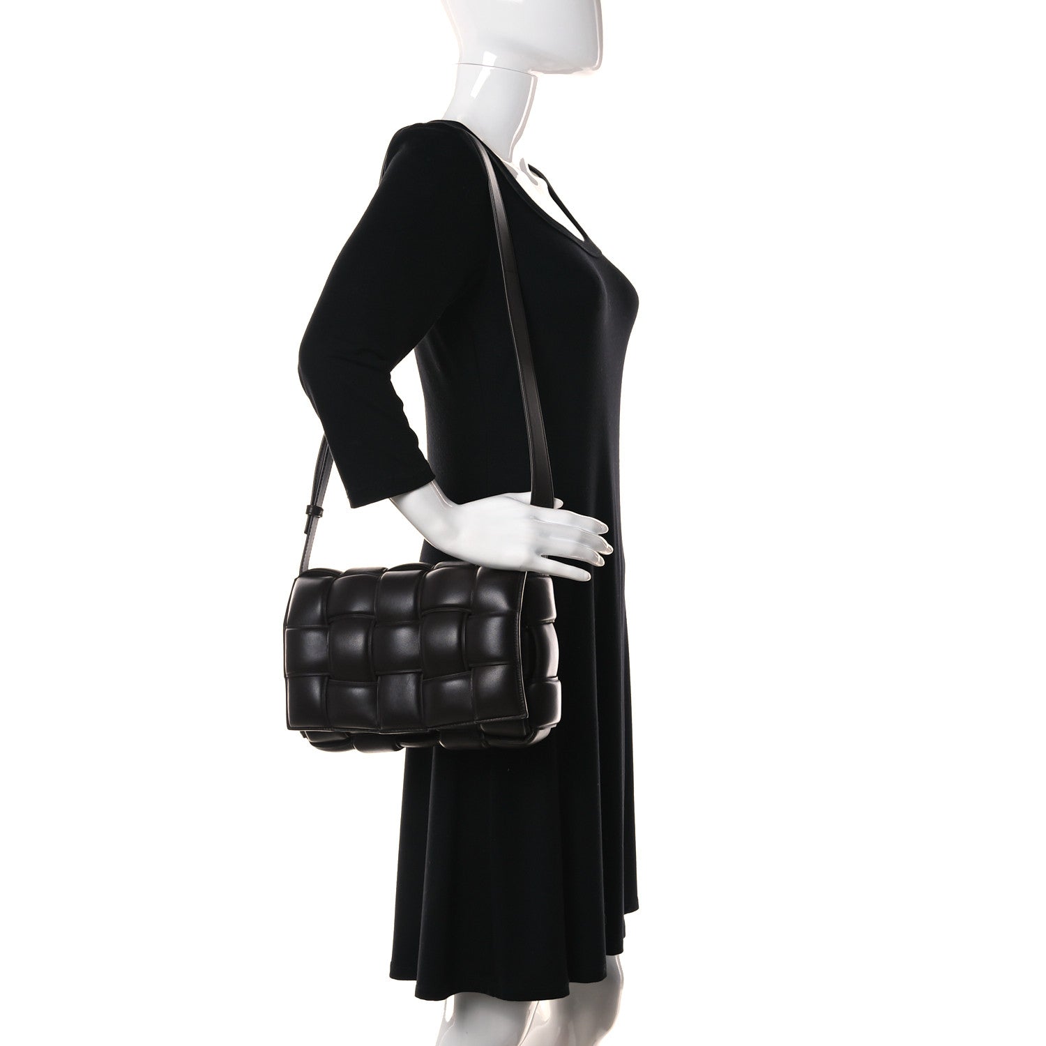 Bottega Veneta Paper Calfskin Maxi Intreccio Padded Cassette Crossbody Bag Fondant 2 of 10