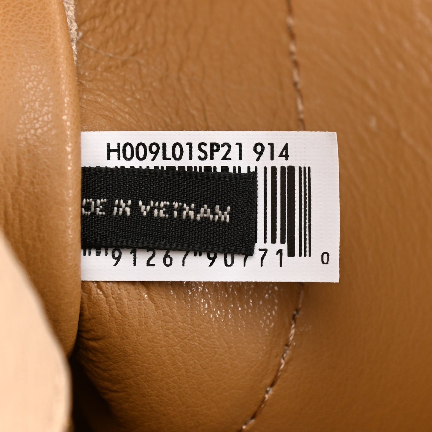 Grained Calfskin Small The Tote Bag Taupe
