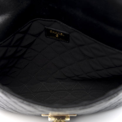 Chanel Caviar Quilted Medium Golden Class Pouch Black 4 of 8