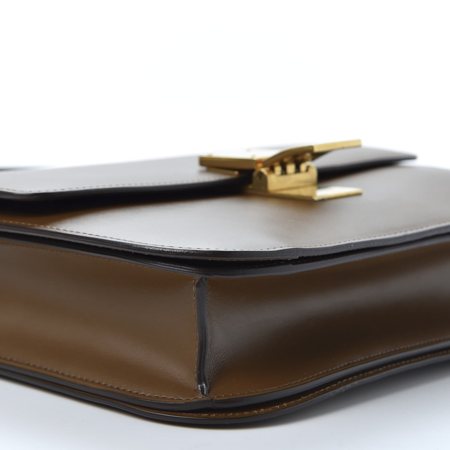 Celine Box Calfskin Medium Classic Box Flap Bag Camel 5 of 9