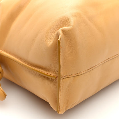Loewe Calfskin Flamenco Puffer Knot Bag Camel 8 of 9