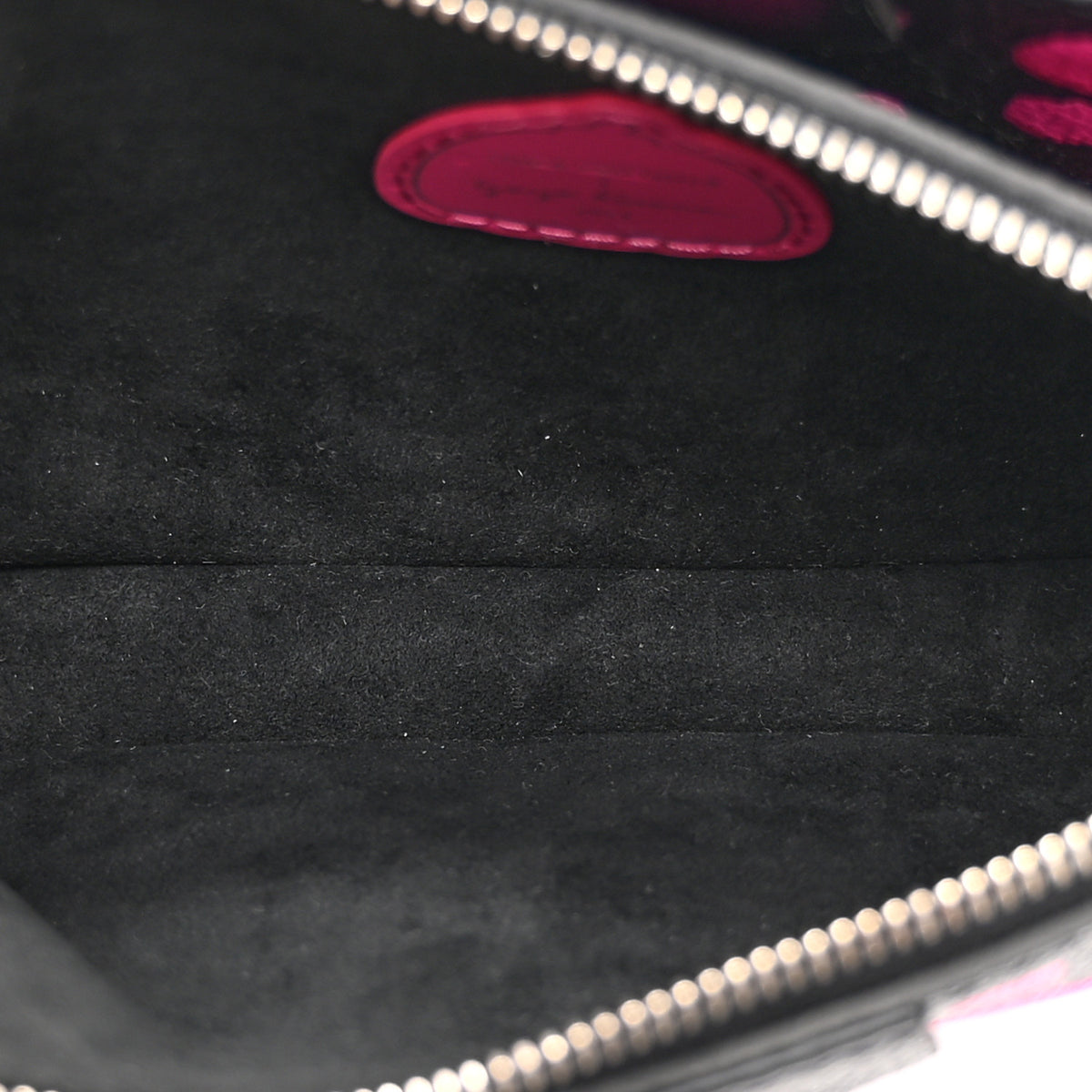 LV X YK Empreinte Multi Pochette Accessories Black Fuchsia