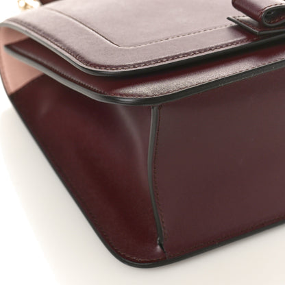Salvatore Ferragamo Calfskin Medium Vara Rainbow Crossbody Bag Wine Red Fiocco 7 of 8